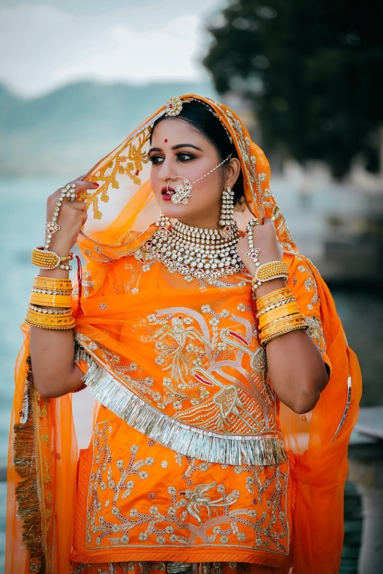 satin rajputi suit
