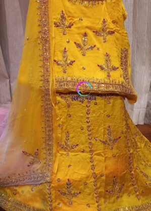 Rajputi Pure Bember Satin Poshak (5623)
